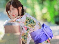 Kimono, Japonka, Kobieta