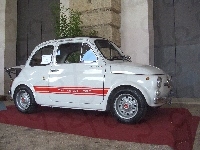 Klasyk, Biały, Abarth 595, Wystawa