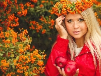 Ognik Szkarłatny, Drzewa, Kobiet