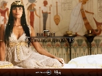 egipt, kobieta, The Ten Commandments, łoże, postacie bogów