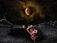 Demon, Kobieta, Księżyc