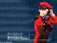 beret, kobieta, Neon Genesis Evangelion