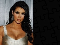 Kobieta, Kim Kardashian, kolczyki