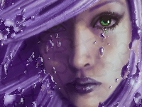 Lila, Kobieta, Grafika