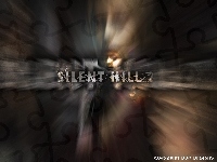twarz, kobieta, grafika, Silent Hill 2, mężczyzna, logo