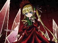 kobieta, Rozen Maiden, róża