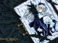 kobieta, Rozen Maiden, walizka