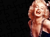 Makijaż, Marilyn Monroe, Kobieta, Aktorka, Sukienka, Blondynka