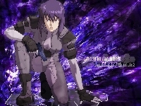 kobieta, Ghost In The Shell, pistolet