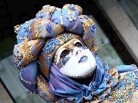 Turban, Kobieta, Maska