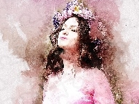 Wianek, Kobieta, Paintography