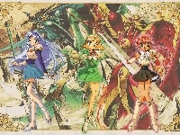 kobiety, Magic Knight Rayearth, miecze