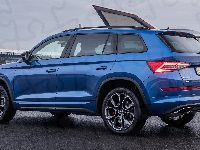 Niebieska, RS, Skoda Kodiaq