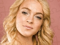 Kolczyki, Lindsay Lohan, Fryzura