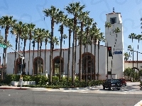 Stacja Kolejowa, Stany Zjednoczone, Los Angeles, Palmy