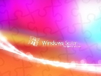 Kolorowe, Windows, Seven, Tło
