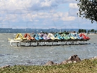 Kolorowe, Jezioro, Zjeżdżalnie, Delfinki