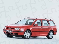 Kombi, Volkswagen Golf 4, Czerwone