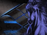 Logo, Koń, Windowsa