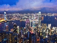 Hong Kong, Nocą