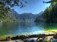 Widok, Korsyka, Jezioro