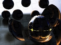 Kula, Kosmiczna, 3D