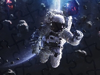 Kosmos, Meteoryty, Astronauta