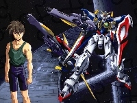 kosmos, Gundam Wing, robot, facet