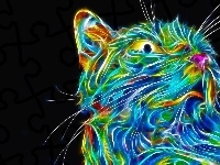 Fractalius, Kot, Grafika