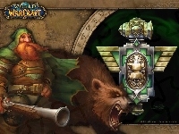 fantasy, krasnolud, niedźwiedź, fant World Of Warcraft