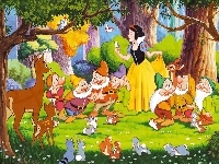Snow White and the Seven Dwarfs, Królewna Śnieżka i siedmiu krasnoludków, Bajka