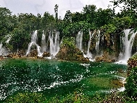 Kravice, Wodospady, Zieleń, Bośnia