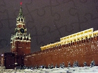 Kreml, Spasska, Rosja, Moskwa, Wieża