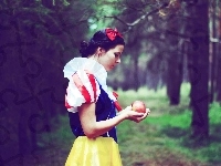 Jabłko, Cosplay, Królewna Śnieżka i siedmiu krasnoludków, Snow White and the Seven Dwarfs, Dziewczyna