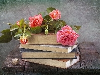 Książki, Róże