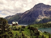 Hotel Księcia Walii, Kanada, Góry, Jezioro, Waterton