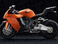 Pomarańczowy, KTM 1190 RC8, Motocykl