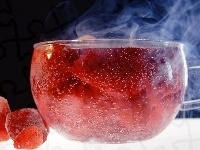 Kompot, Kubek, Truskawki