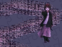 czarna kurtka, Serial Experiments Lain, długa spódnica