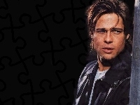 kurtka, Brad Pitt, skórzana