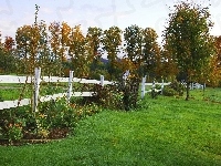 Kwiatowa, Łąka, Grządka, Płot