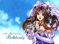 kwiaty, Oh My Goddess, kobieta