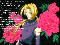 kwiaty, Saiyuki, wiersz, postać