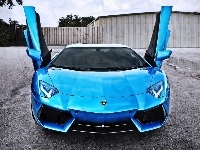 Niebieski, Lamborghini Aventador