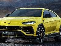 Lamborghini Urus, Żółte, 2018