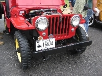 Willys, lampy przednie