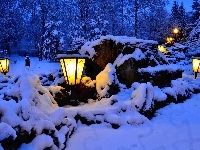 Lampy, Zima