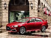 2015, Czerwony, Mitsubishi Lancer iO, Domy