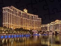 Las Vegas, Hotel, Bellagio, Noc