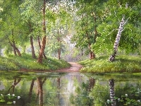 Las, Jezioro